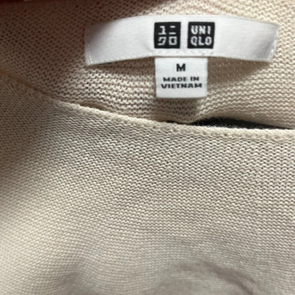 Uniqlo 3D Knit Cotton Dolman Long-Sleeve Sweater - Picture 2 of 2